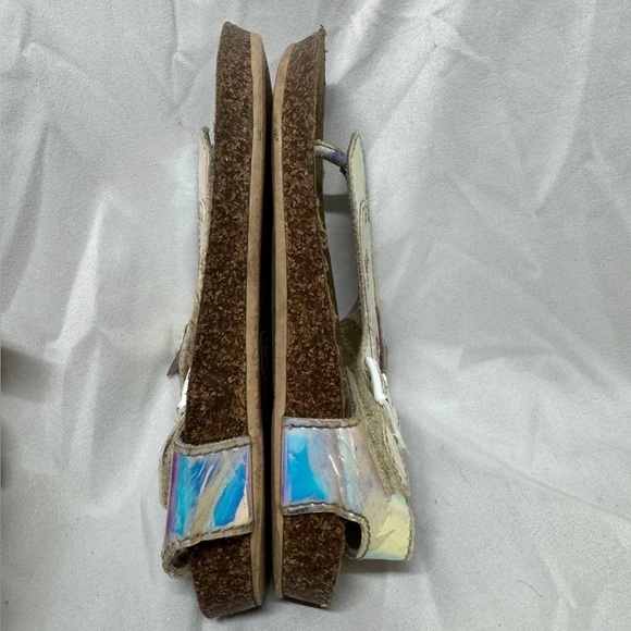 Seychelles Girls Unicorn Iridescent Velcro Ankle Strap Open Toe Sandals Size 10 - Picture 8 of 12